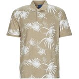 Jack & Jones Polo majice kratki rokavi JORCRAYON AOP POLO SS Bež | Shoptok.si