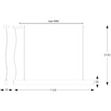 Ideal Lux led luster na sajli office LED/30W/230V 4000K cri 90 crna | Eponuda.com