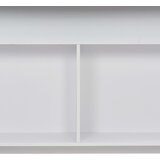  Barski stol s 2 stolne ploče bijeli 130 x 40 x 120 cm | shoptok.hr