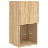 TV ormarići s LED svjetlima 2 kom boja hrasta 30,5x30x60 cm | shoptok.hr