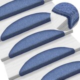  Prostirke za stepenice 30 kom 56x17x3 cm plave poluokrugle | shoptok.hr