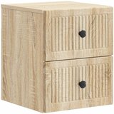  Noćni ormarić za montažu na zid Hrast sonoma 33 x 34,5 x 40 cm | Eponuda.com
