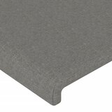  LED uzglavlje tamnosivo 83 x 16 x 118/128 cm od tkanine | shoptok.hr