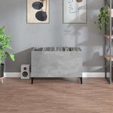 vidaXL Omarica za gramofonske plošče betonsko siva 74,5x38x48 cm les | Shoptok.si