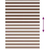  Zebra senčilo rjave 165x230 cm tkanina širina 160,9cm poliester, (22046825) | Shoptok.si