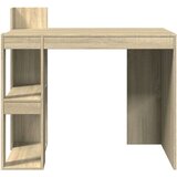 vidaXL Pisarniška pisalna miza sonoma hrast 103,5x56,5x94 cm inž. les | Shoptok.si