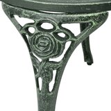 Bistro garnitura 3-delna liti aluminij zelena | Shoptok.si