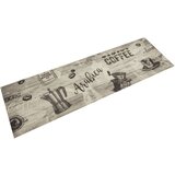 Kuhinjski tepih perivi s natpisom 45 x 150 cm baršunasti sivi Cijene