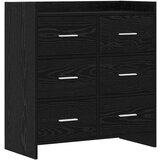  Kreveta Crni hrast 75 x 33 x 80 cm Konstruirano drvo | shoptok.hr