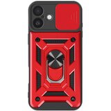 Oem Mayaxess, Šokotesno ohišje z magnetnim obročem rdeče Mayaxess za iPhone 16, Rdeča, (5000193343) | Shoptok.si