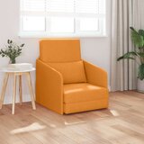 SOFA krevet 2-u-1 tamno žuta 65x80x83 cm tkanina u