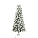  Umjetno božićno drvce s nogom Zelena i bijela 180 cm | shoptok.hr
