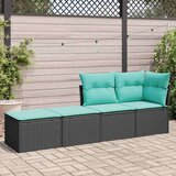  set vrtnih stolov z blazinami, poli ratan, 2 kos | Shoptok.si