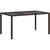  Stol za vrt Smeđa 150 x 90 x 75 cm poliratan | Eponuda.ba
