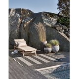 Pappelina antracitno siv/kremno bel zunanji in notranji tekač 70x225 cm bob charcoal linen – | Shoptok.si