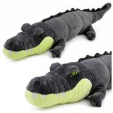  Plišana maskota krokodil, realistična siva, 90 cm | shoptok.hr