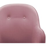  Stolica za ljuljanje ružičasta baršunasta | shoptok.hr