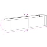  Povišeni vrtni krevet Bijela 200 x 40 x 40 cm | shoptok.hr