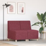 SOFA Stolica Svijetlo Siva 55 cm Tkanina 2 pcs Crvena Cijene