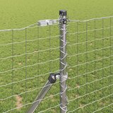  Stup za ogradu 12 pcs Srebrno Čelik s praškastim premazom | shoptok.hr