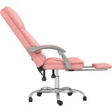  Masažni uredski naslonjač od umjetne kože ružičasti | Eponuda.com