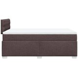  Krevet box spring s madracem tamnosmeđi 120 x 190 cm od tkanine | shoptok.hr