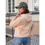 DStreet Women's BASIC hoodie camel | Shoptok.si