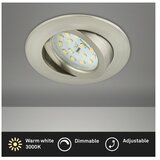 BRILONER 8317-012 - Ugradno LED svetlo za kupatilo sa prigušiva LED/5,5W/230V IP23 m hrom | Eponuda.com