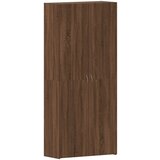 vidaXL Omara za čevlje Rjava Oreh 80x35,5x180 cm Umetni les | Shoptok.si