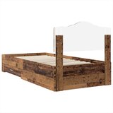  Okvir za krevet Staro drvo 100 x 200 cm Konstruirano drvo | shoptok.hr