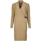 Polo Ralph Lauren MADASKA-LONG SLEEVE-CASUAL DRESS Bež Cijene