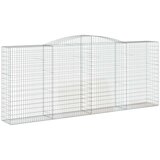  Obokane gabion košare 10 kos 400x50x160/180cm pocinkano železo, (21000476) | Shoptok.si