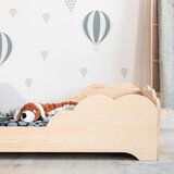Adeko Otroška postelja iz borovega lesa BOX 10, 90 x 200 cm | Shoptok.si