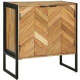 vidaXL Sideboard 70x35x75 cm Masivno Drvo Bagrem | shoptok.hr