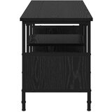 vidaXL TV omarica Črna Orehovina 100 x 35 x 45 cm | Shoptok.si