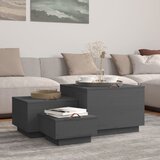  Kutije za pohranu s poklopcima 3 kom sive od masivne borovine | shoptok.hr