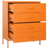  Ladičar narančasti 80 x 35 x 101,5 cm čelični | shoptok.hr