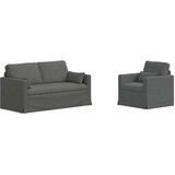 SOFA 2 pcs Tamno siva Metal | shoptok.hr