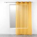 Rumena prosojna zavesa 140x280 cm Telma –