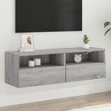  The Living Store Stenska TV omarica siva sonoma 100x30x30 cm inženirski les - TV Stenska Omarica, (21555780) | Shoptok.si