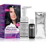 Schwarzkopf Perfect Mousse permanentna barva za lase odtenek 210 Icy Black Cene