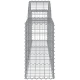  Lučne gabionske košare 20 kom 200x30x60/80 cm pocinčano željezo | shoptok.hr
