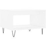  Stolić za kavu bijeli 60 x 50 x 40 cm od konstruiranog drva | Eponuda.com