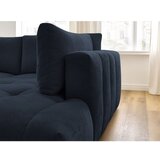Bobochic Paris Tamno plava sklopiva/s prostorom za odlaganje kutna garnitura (s desnim kutom/u obliku slova L) Fuji – | shoptok.hr