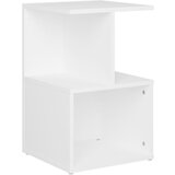 The Living Store Nočna omarica bela 35x35x55 cm iverna plošča - Nočna Omarica, (21420767) | Shoptok.si