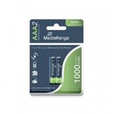 Mediarange BATERIJE PUNJIVE AAA 1000mAh 1/2 NI-MH | Eponuda.com