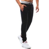 DStreet Spodnie męskie dresowe czarne | shoptok.hr