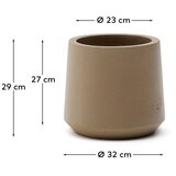 Kave Home Betonski okrasni cvetlični lonec ø 32 cm Calun – | Shoptok.si