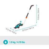 Gardena ClassicCut Akumulatorske škare za travu i grmove (3,6 V, Litij-ionska, 1 baterija, Širina noža: 8 cm) + BAUHAUS jamstvo 5 godina na uređaje na električni ili motorni pogon | shoptok.hr