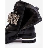 Boto Women's insulated work boots decorated black Lennen | shoptok.hr